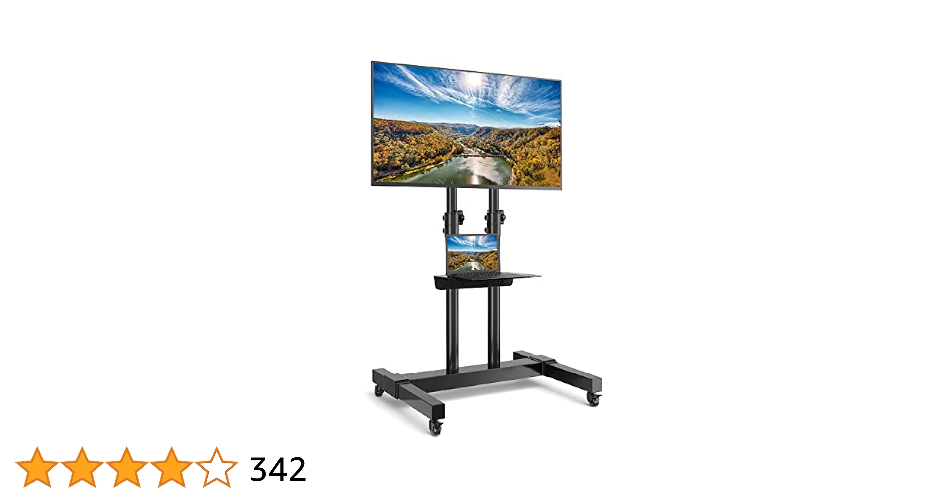 Amazon.co.jp: Rfiver MT1005 TV Stand with Casters, TV Stand